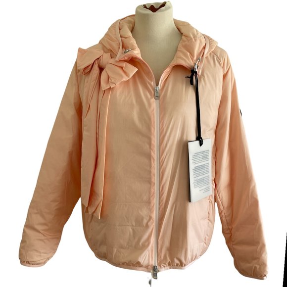 NWT Moncler Genius 4 SIMONE ROCHA "Annie" Down Jacket in Light Pink Sz 2 - Picture 2 of 10